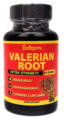 Valerian Root Capsules 9 Natural Herbs for Relaxation Support - 90 Count