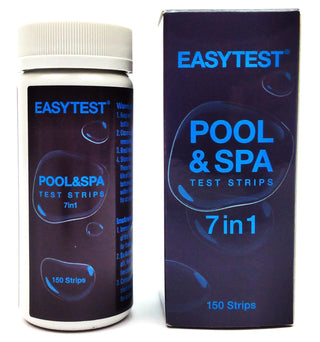 Easy Test Pool and SPA 7-in-1 Chlorine Dip Test Strips - 150 Count