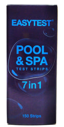 Easy Test Pool and SPA 7-in-1 Chlorine Dip Test Strips - 150 Count