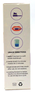 Purple Toothpaste for Teeth Whitening 30 ml Corrector Toothpaste