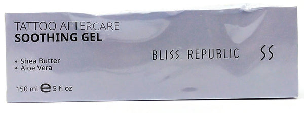 Bliss Republic Tattoo Aftercare Soothing Gel Shea Butter Aloe Vera  5 fl oz