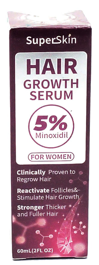 5% Minoxidil Women's Hair Growth Serum Fuller Stronger Hair Regrowth Treatment