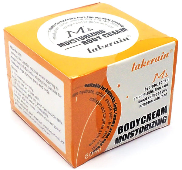 Lakerain Moisturizing Body Cream Hydrate Soften and Smoothen Skin - 80ml