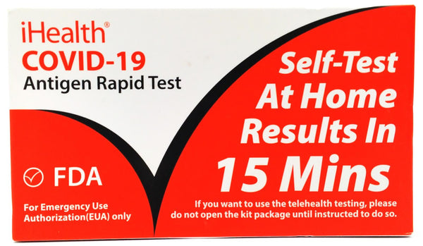 iHealth Antigen Rapid Test FDA Authorized COVID-19 Self Test Pack of 5 Test Kits