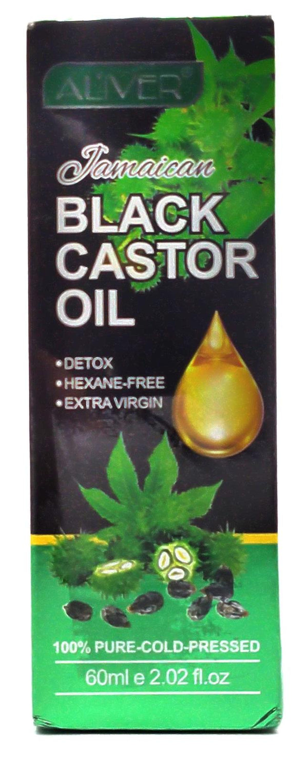 Aliver Jamaican Black Castor Oil  100% Pure Cold Pressed 2.02 fl oz