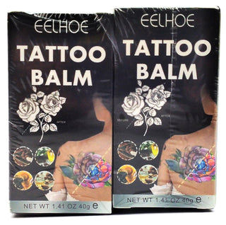 Pack of 2 Tattoo Balm Moisturizes and Lubricates the Skin for Faster Healing