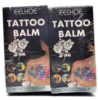 Pack of 2 Tattoo Balm Moisturizes and Lubricates the Skin for Faster Healing