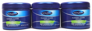 Lot of 3 Noxzema Deep Cleansing Cream Classic Clean Original Real Eucalyptus 2oz