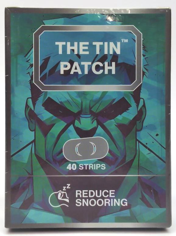 The Tin Patch Anti-Snoring Sleeping Strips Gentle on Skin 60 X-Strips