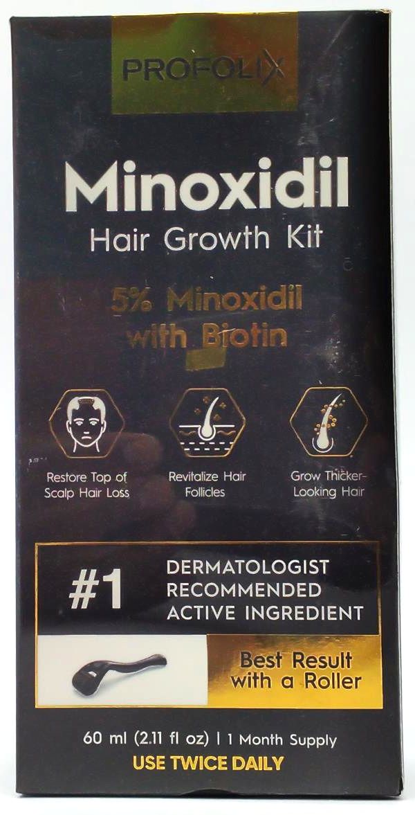 Profolix Hair Regrowth Treatment Serum Minioxidil 5% with Biotin 2.1 fl oz