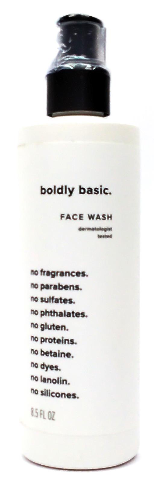 Boldly Basic Fragrance Free Face Wash Gentle Facial Cleanser - 8.5 fl oz