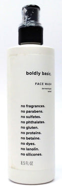 Boldly Basic Fragrance Free Face Wash Gentle Facial Cleanser - 8.5 fl oz