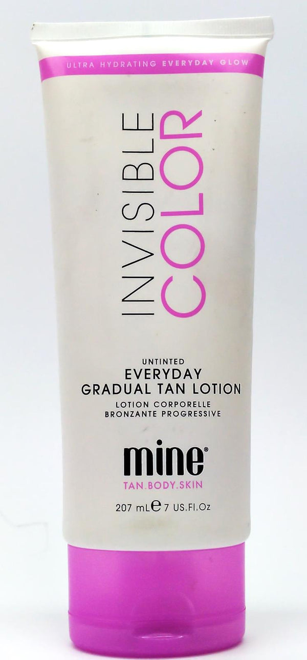 Mine Tan Body Skin Invisible Color Untinted Everyday Gradual Tan Lotion 7 fl oz