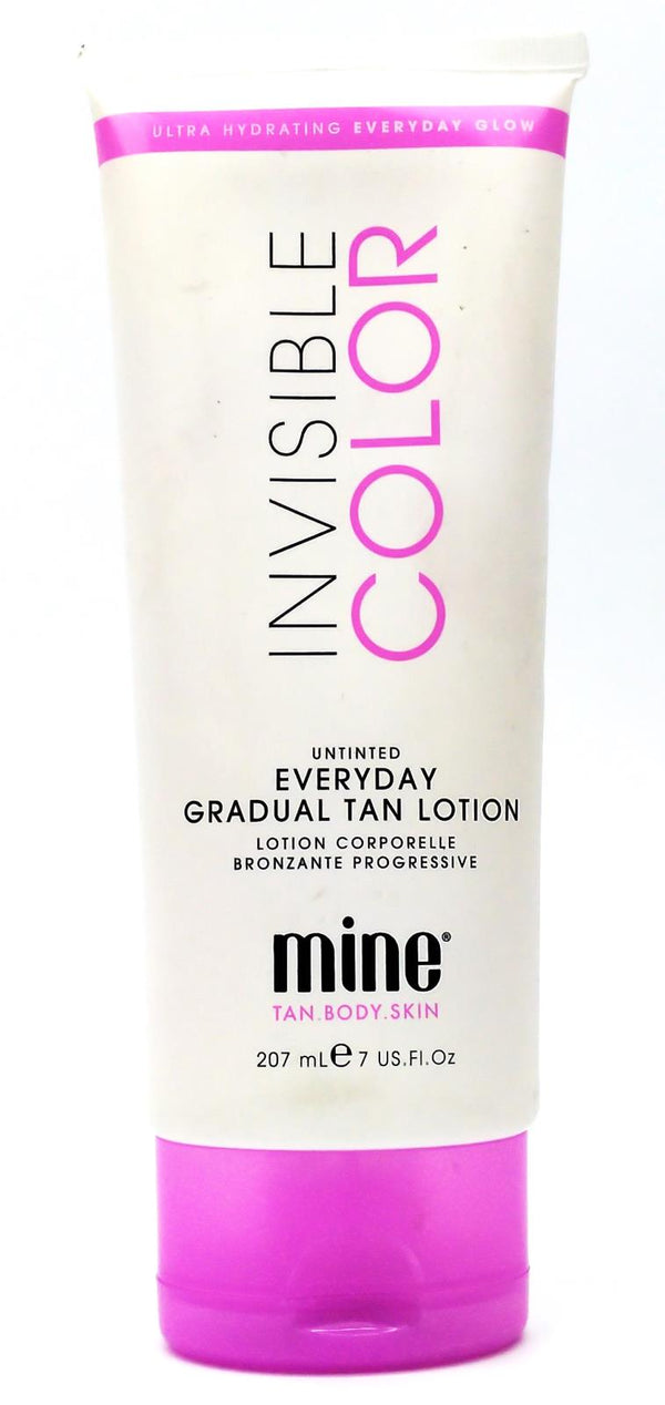 Mine Tan Body Skin Invisible Color Untinted Everyday Gradual Tan Lotion 7 fl oz