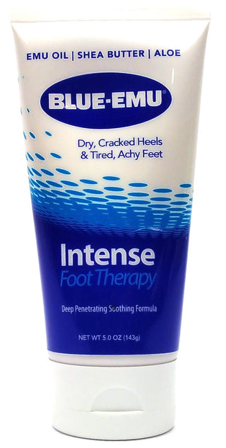 BLUE-EMU Intense Foot Therapy Cream Deep Penetrating Soothing Formula 5 oz