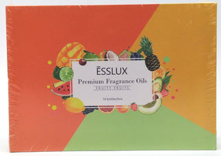 ESSLUX Premium Fragrance Scented Oils Set Fruity Fruits 14 Bottles Gift Set