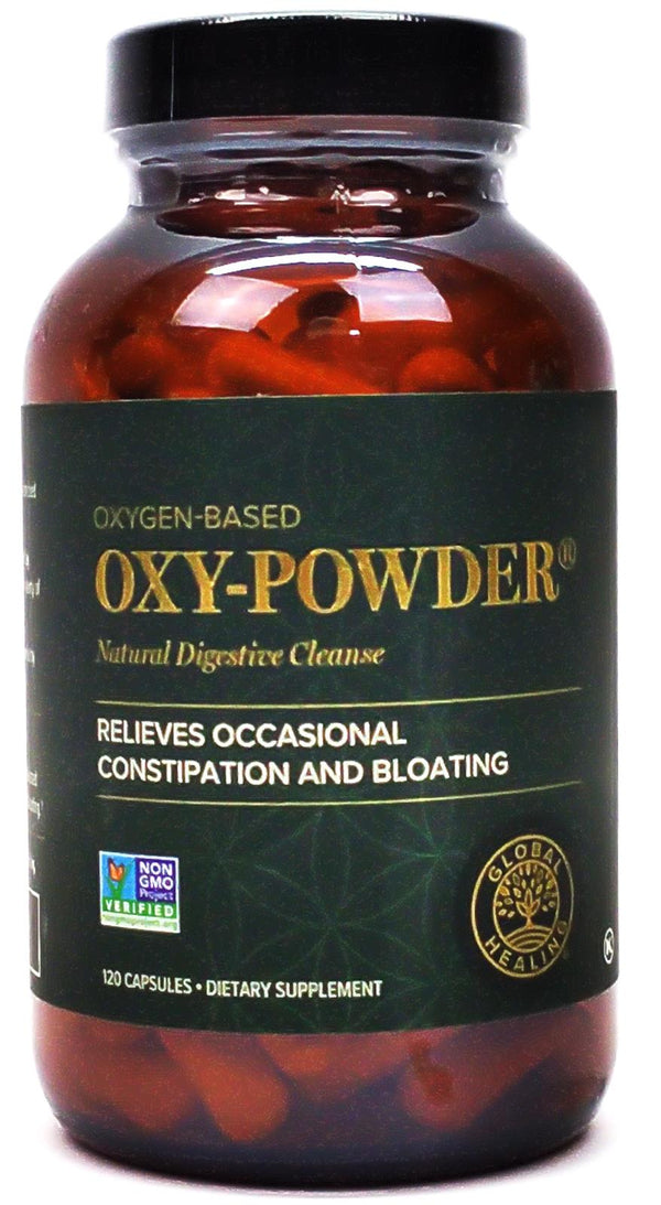 Oxy Powder Colon Cleanse and Natural Detox Pills for Constipation Relief -120 Ct