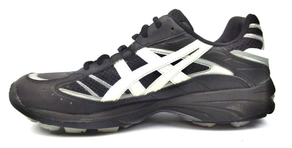 Asics Gel Blackheath Women's Field Hockey Shoes Black White Silver Size 11 New