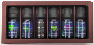 Buriburi 100% Pure Essential Oil Therapeutic Grade 0.33fl 0z 10ml Pack of 6