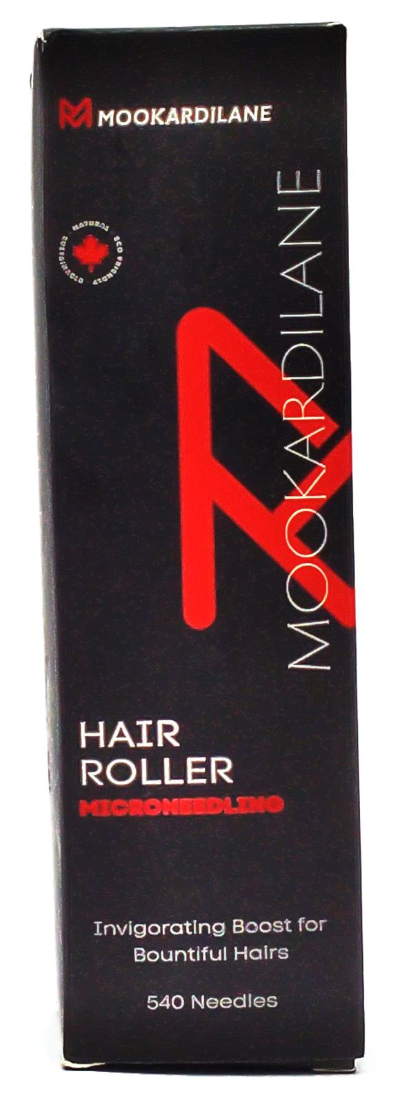 Hair Regrowth Micro-Needling Roller with 540 Needles - Stimulates Hair Growth