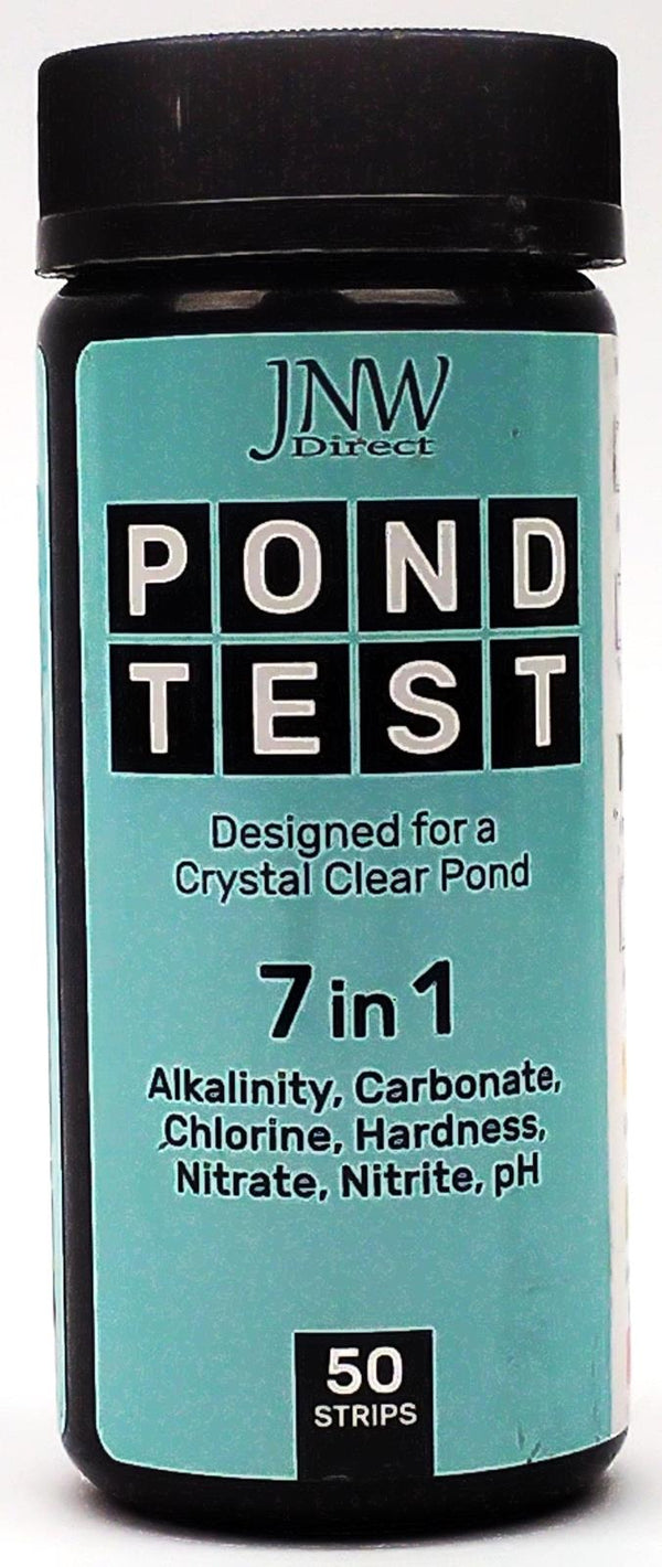 7 IN 1 Pond Test Strips Fish Tank Water Tropical Aquarium Test Kit - 50 Strips