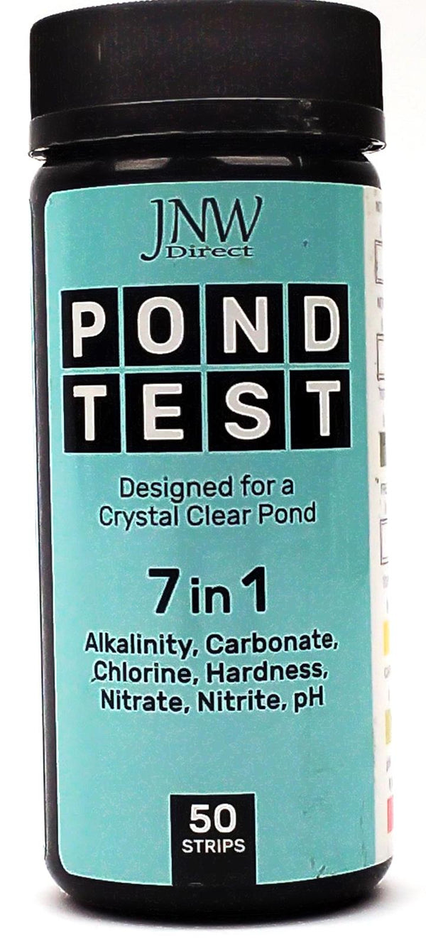 7 IN 1 Pond Test Strips Fish Tank Water Tropical Aquarium Test Kit - 50 Strips