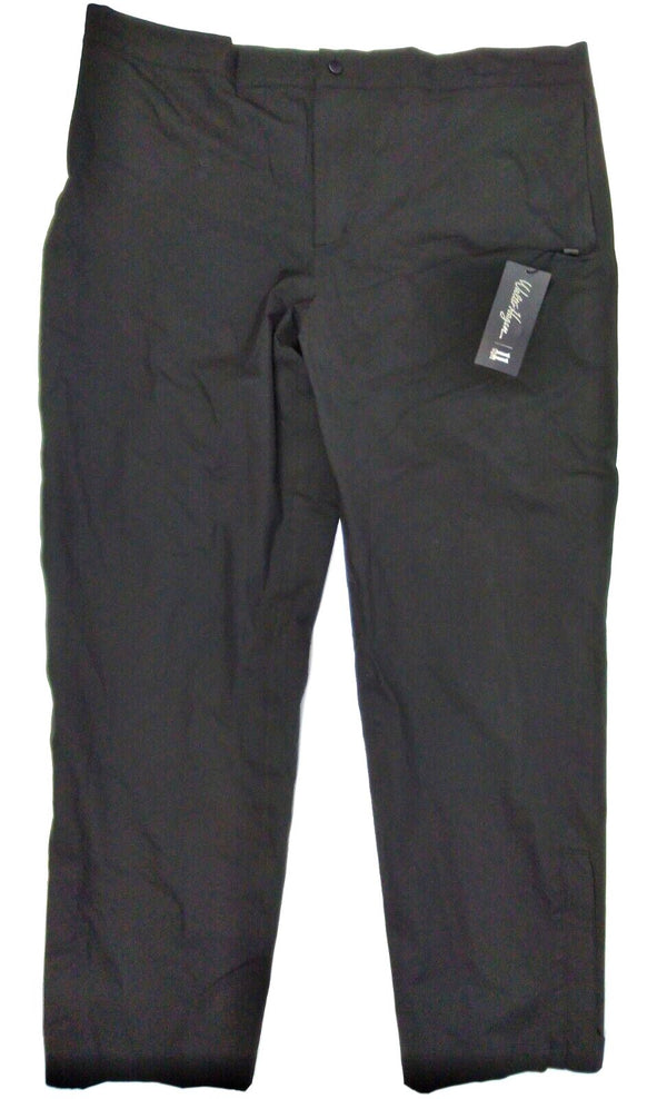Walter Hagen Men's Golf Pants 11 Majors Flat Front Rain Pants Black XXL New