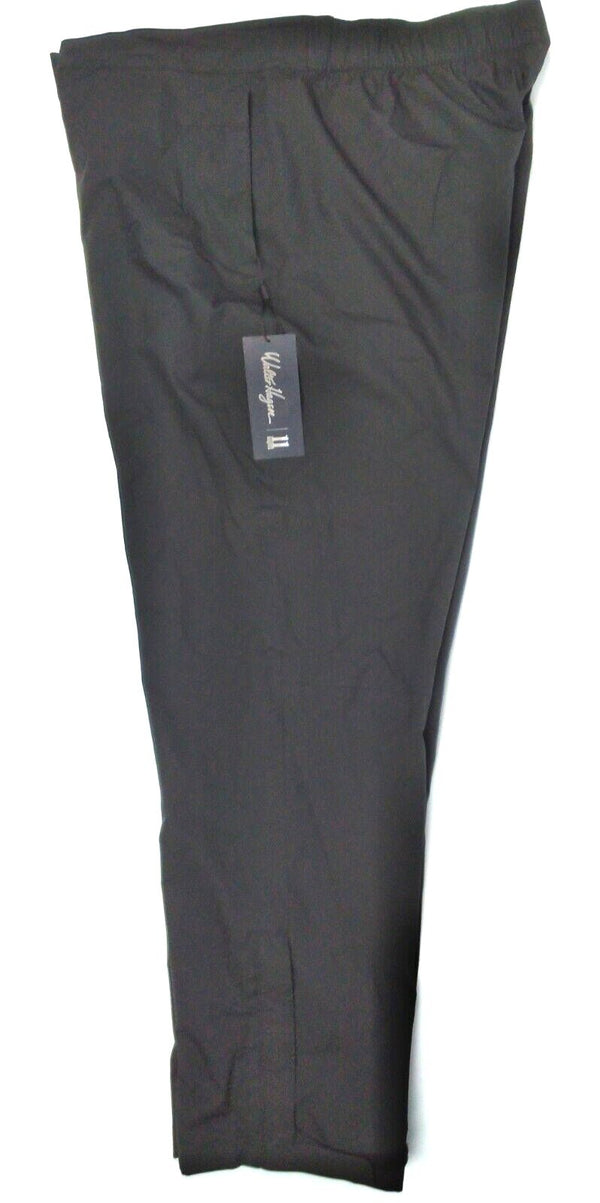 Walter Hagen Men's Golf Pants 11 Majors Flat Front Rain Pants Black XXL New