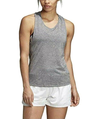 Adidas Women's Tennis Top Tank Club Tie-Back Dark Grey Heather Medium New