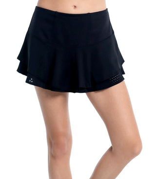 Lucky in Love Women's Tennis Skort Laser Pulse Performance New