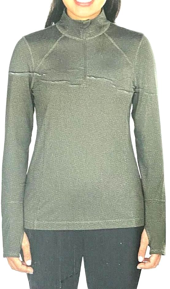 Lukka Lux Women's Athletic Shirt 1/4 Zip Long Sleeve Stretch Pullover Top New