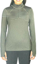 Lukka Lux Women's Athletic Shirt 1/4 Zip Long Sleeve Stretch Pullover Top New