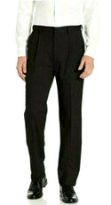Signature Collection Men's Dress Pants Straight Fit Hidden Expandable Waistband