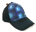 Field & Stream Trucker Cap Sublimated Hat Deep Blue Static Print Size L/XL New