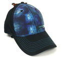 Field & Stream Trucker Cap Sublimated Hat Deep Blue Static Print Size L/XL New