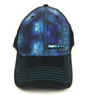 Field & Stream Trucker Cap Sublimated Hat Deep Blue Static Print Size L/XL New