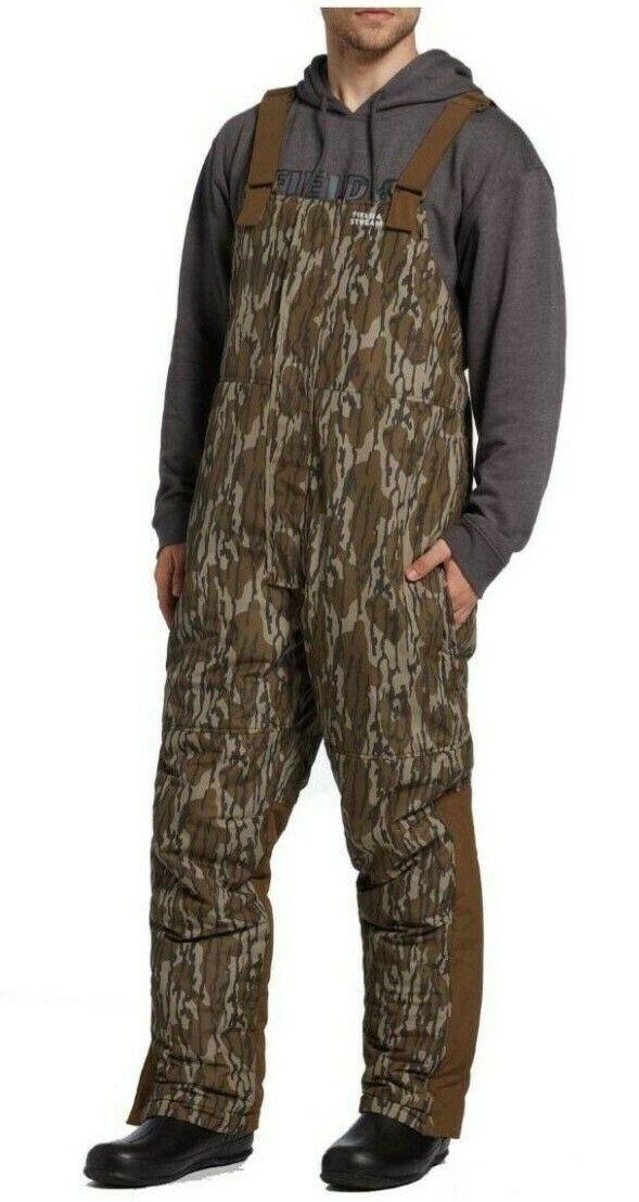 Field & Stream Men's Hunting Bibs Command Hunt Waterfowl Reversible Brown Medium