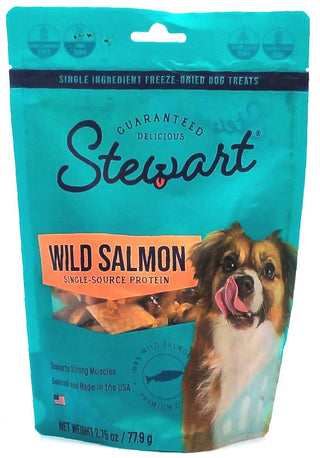 Stewart Dog Treats Strong Muscles Freeze-Dried Wild Salmon Protein 2.75 oz