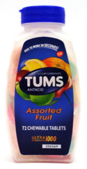 Tums Ultra Strength Heartburn Relief Chewable Antacid Tablets - 72 Count