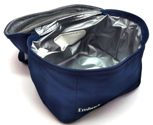 Embark Dual-Compartment Lunch Bag Spacious Target Zipper 5L Capacity Navy