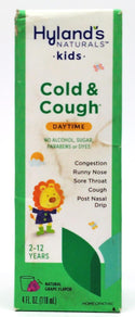 Hyland’s Kids Cold & Cough Daytime Runny Nose Sore Throat Congestion Relief