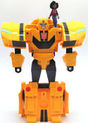 Transformers Action Figure Toys EarthSpark Spin Changer Bumblebee and Mo Malto