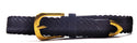 Women's Black Woven Suede Belt Universal Thread Good Co -  Medium