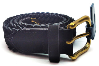 Women's Black Woven Suede Belt Universal Thread Good Co -  Small