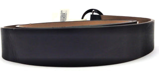 Women's Oval Tapered Center Bar Reversible Belt A New Day Cognac Black - Large