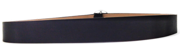 Women's Oval Tapered Center Bar Reversible Belt A New Day Cognac Black - Large