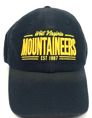 West Virginia Mountaineers Men's Hat Top of the World Headwear One Size - Black