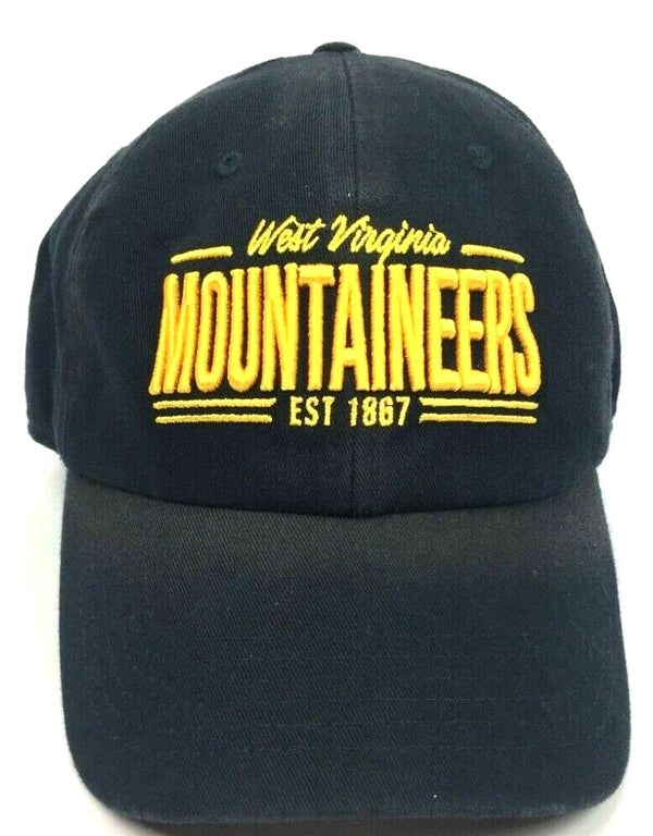 West Virginia Mountaineers Men's Hat Top of the World Headwear One Size - Black