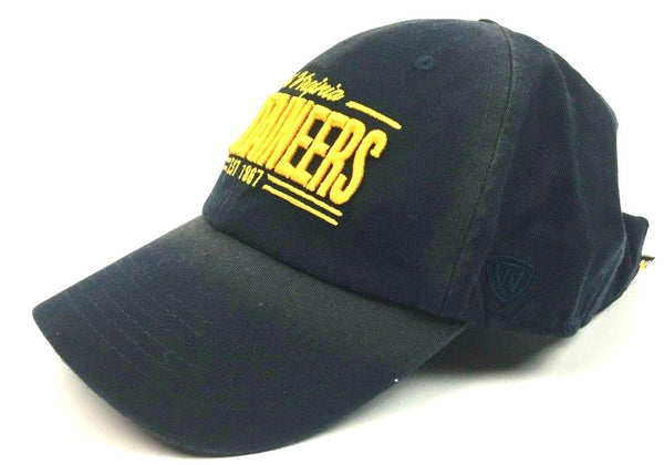 West Virginia Mountaineers Men's Hat Top of the World Headwear One Size - Black