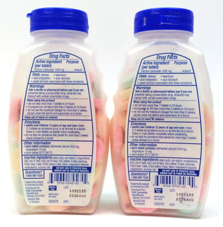 2 Pack Tums Ultra Strength Heartburn Relief Chewable Antacid Tablets - 72 Count